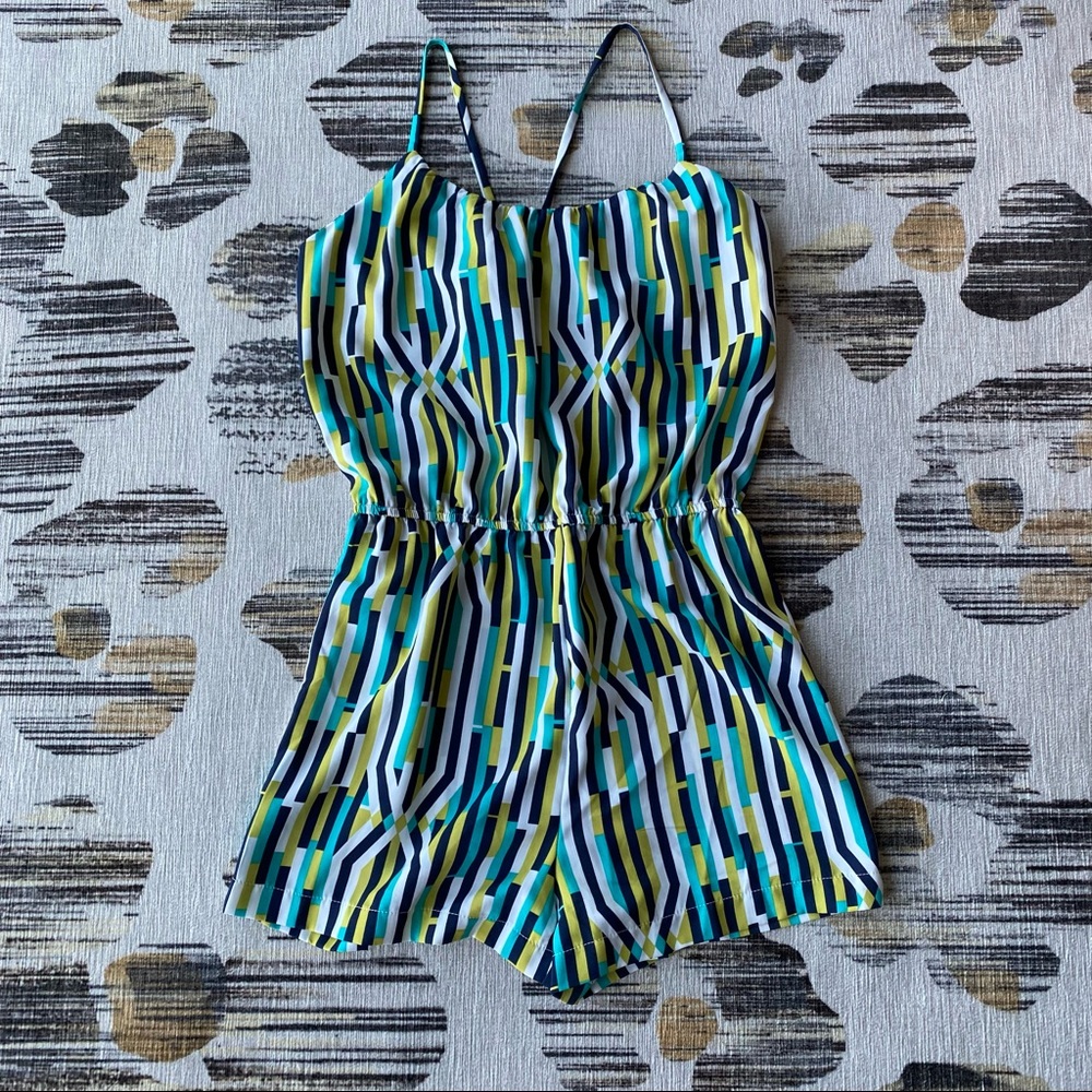 striped romper